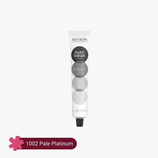 Revlon Nutri Color Filters 3-In-1 Cream Color 1002 Pale Platinum 100ml