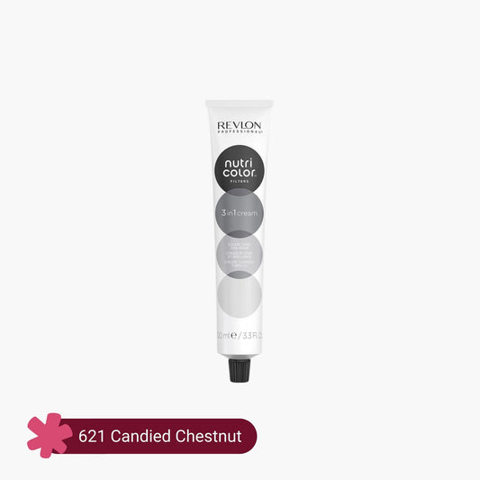 Revlon Professional Nutri Color Filters 3-In-1 Cream Color 621 Candied Chestnut 100ml