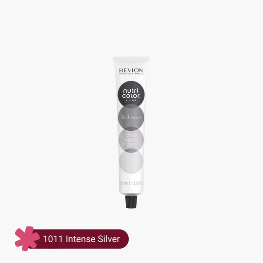 Revlon Professional Nutri Color Filters 3-In-1 Cream Color 1011 Intense Silver 100ml