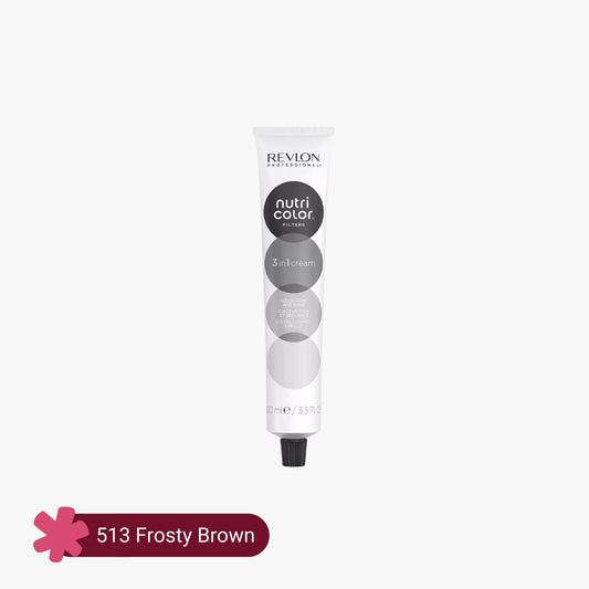 Revlon Professional Nutri Color Filters 3-In-1 Cream Color 513 Frosty Brown 100ml