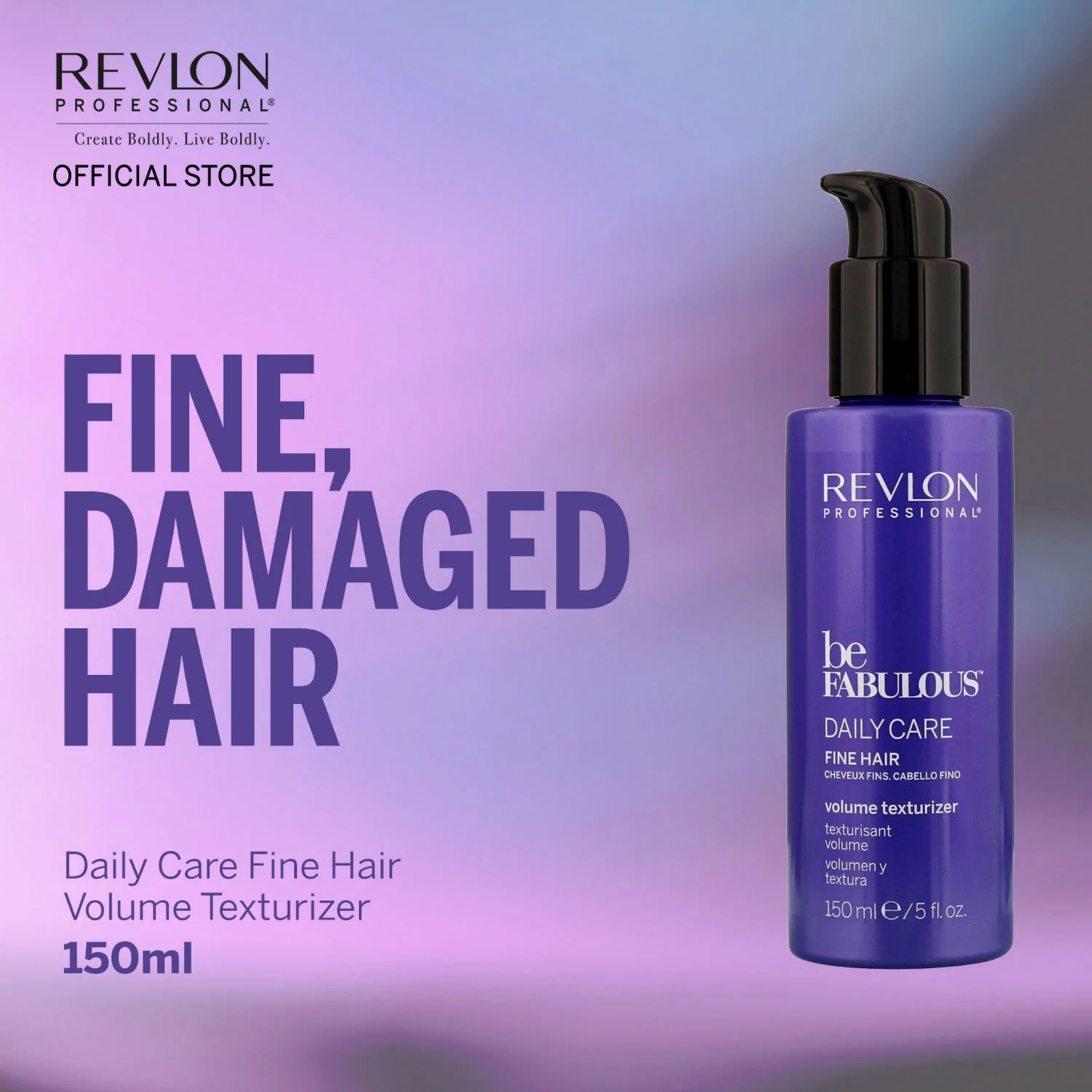 Revlon BeFabulous Daily Care Fine Hair Volume Texturizer Hair Serum 150ml