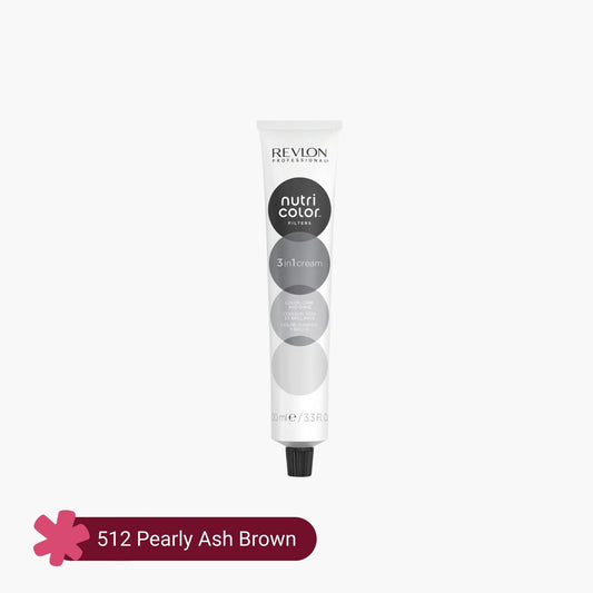 Revlon Nutri Color Filters 3-In-1 Cream Color 512 Pearly Ash Brown 100ml