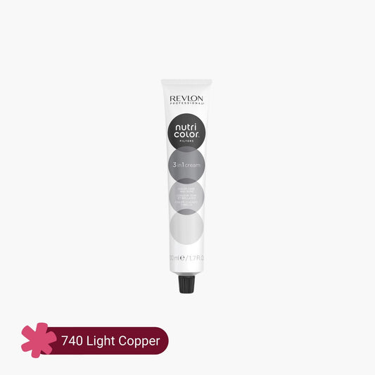 Revlon Nutri Color Filters 3-In-1 Cream Color 740 Light Copper 100ml