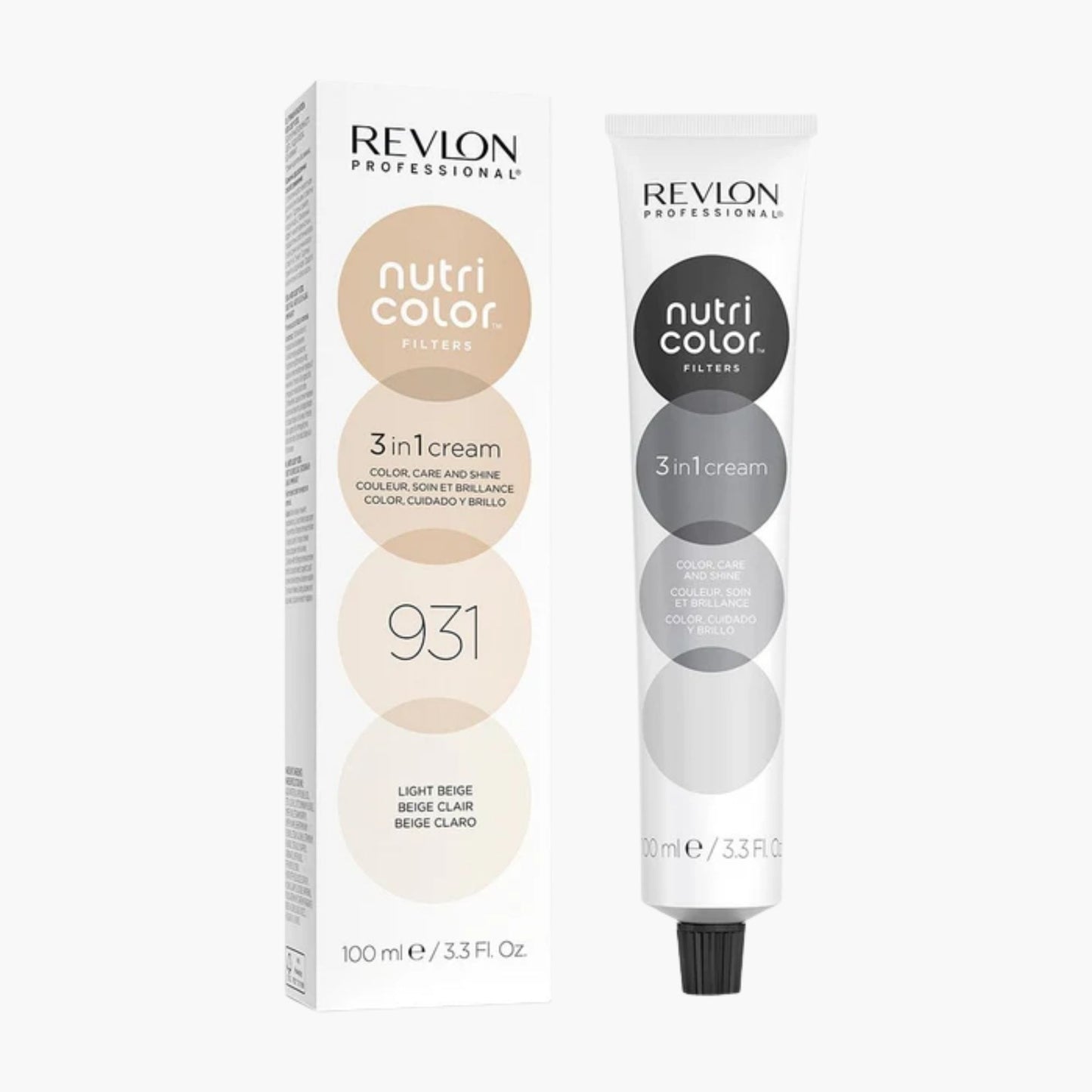 Revlon Professional Nutri Color Filters 3-In-1 Cream Color 931 Light Beige 100ml