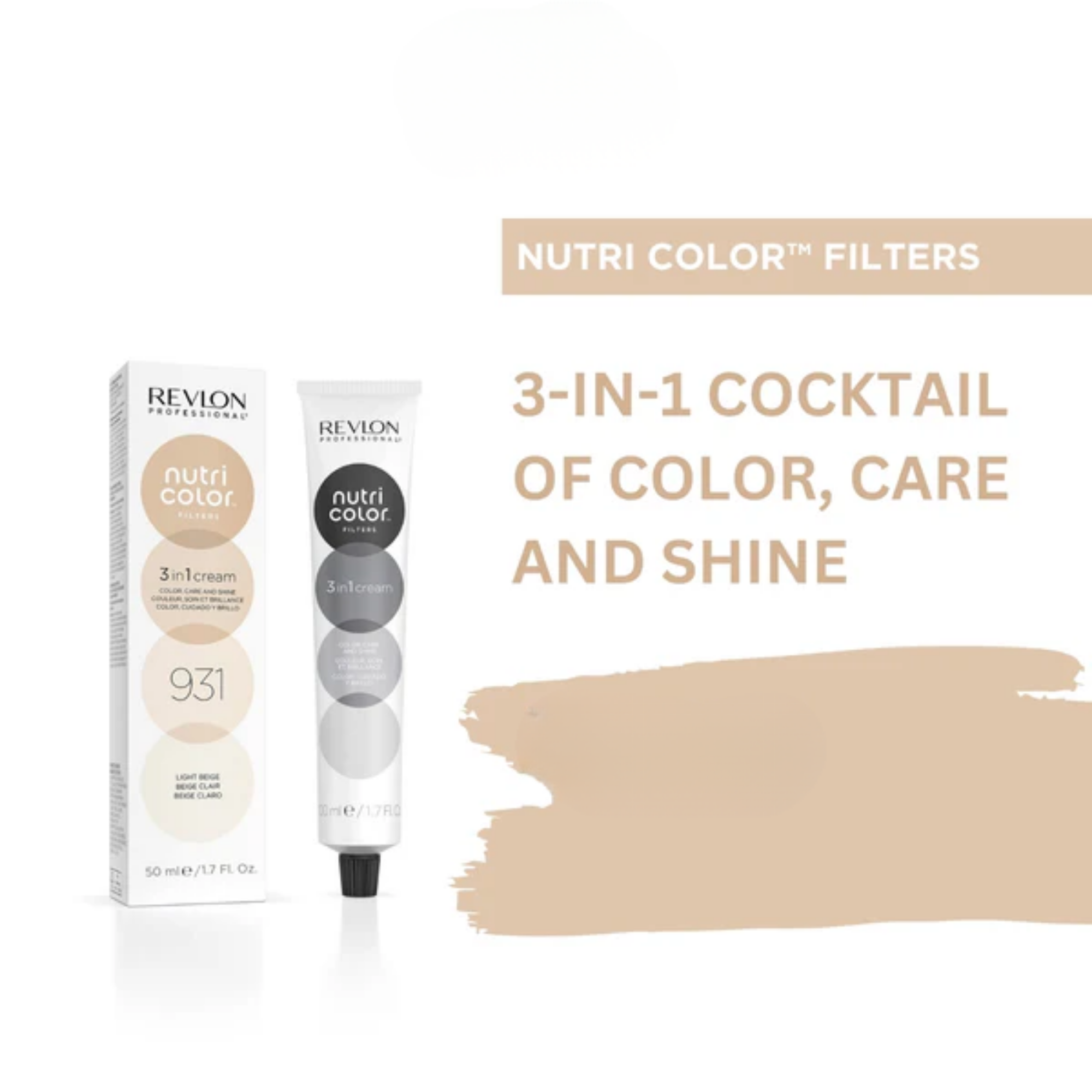 Revlon Professional Nutri Color Filters 3-In-1 Cream Color 50ml