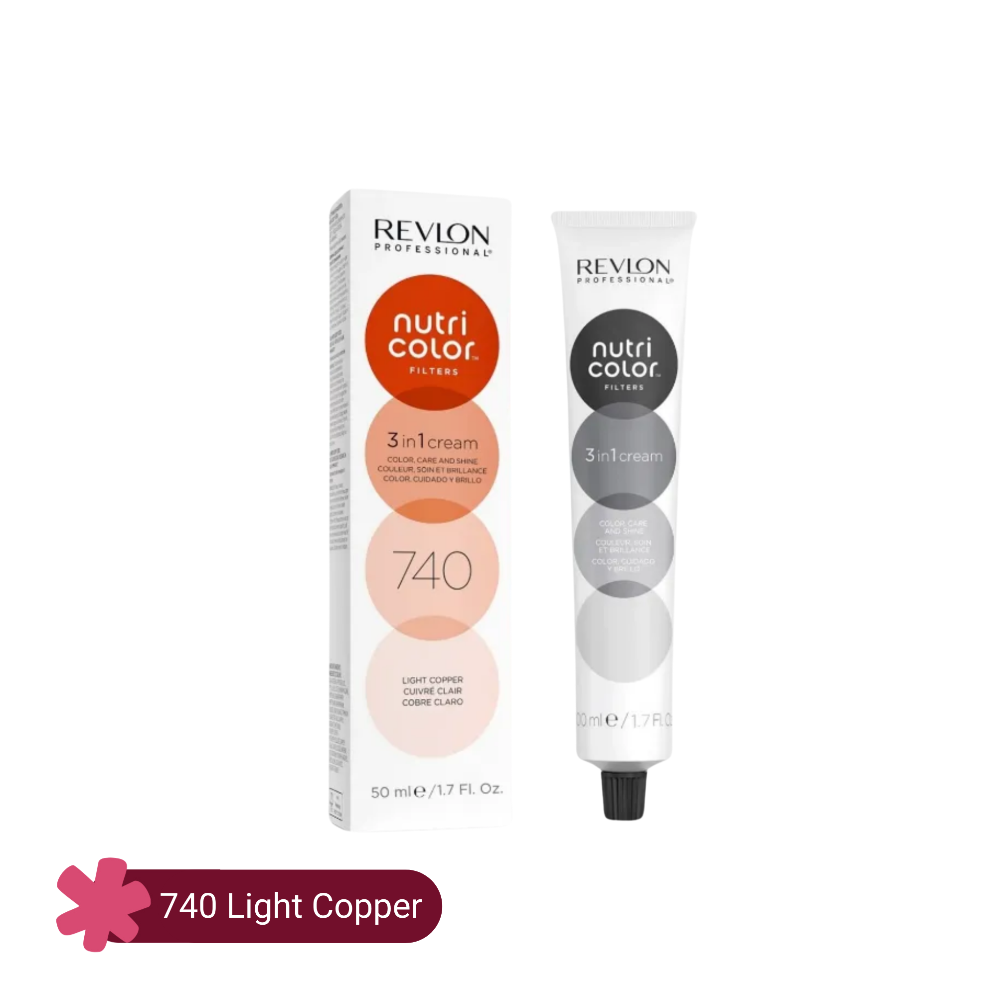 Revlon Professional Nutri Color Filters 3-In-1 Cream Color 50ml