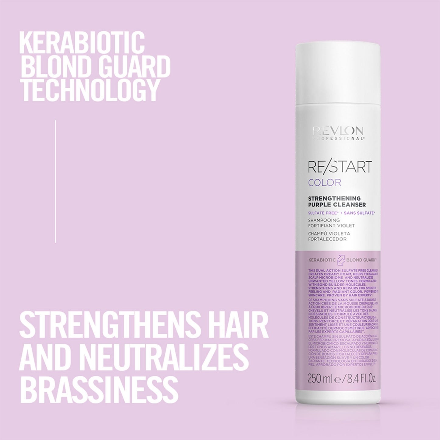 Revlon RE/START Color Strengthening Purple Hair Cleanser 250ml