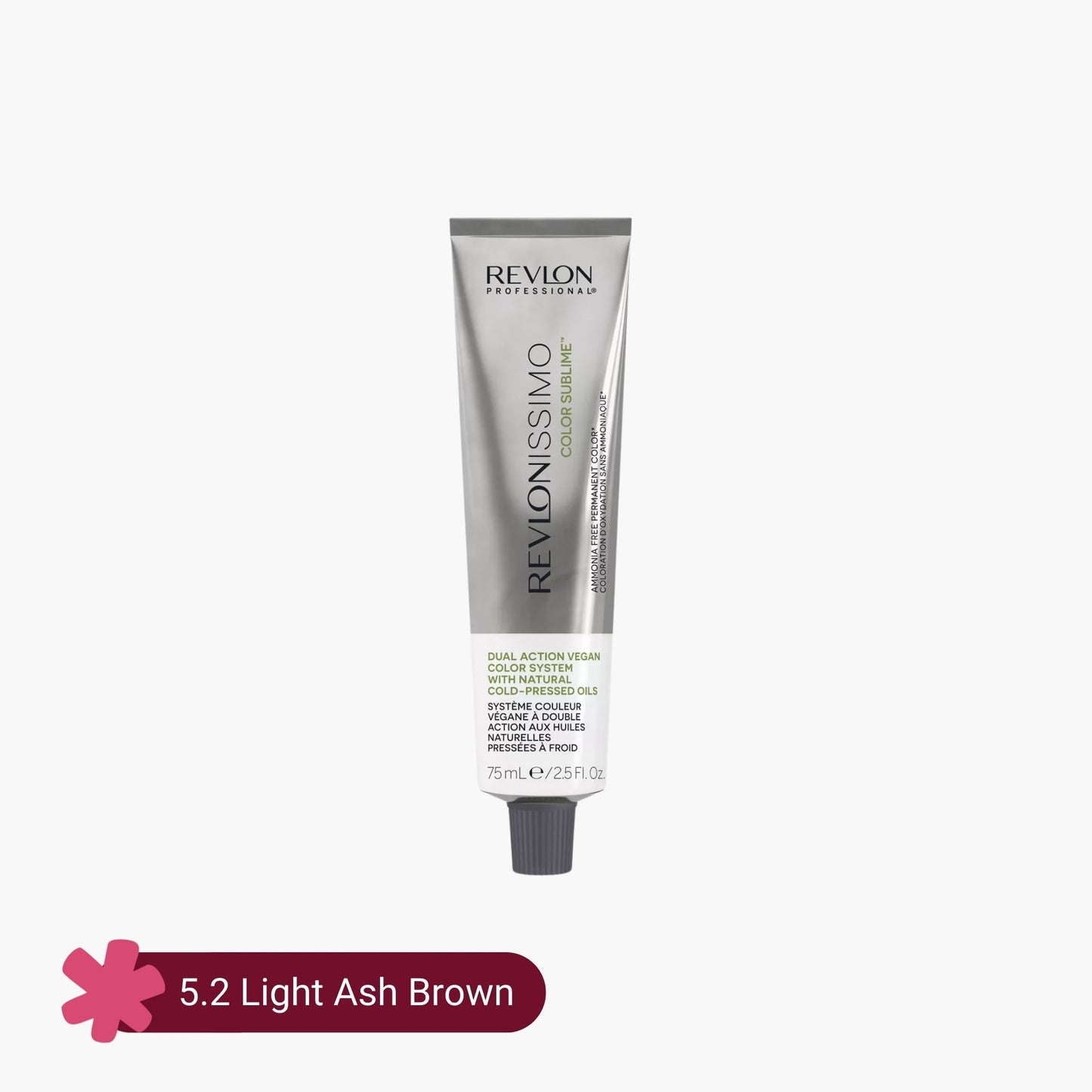 Revlonissimo Color Sublime Ammonia Free Hair Color 5.2 Light Ash Brown 75ml