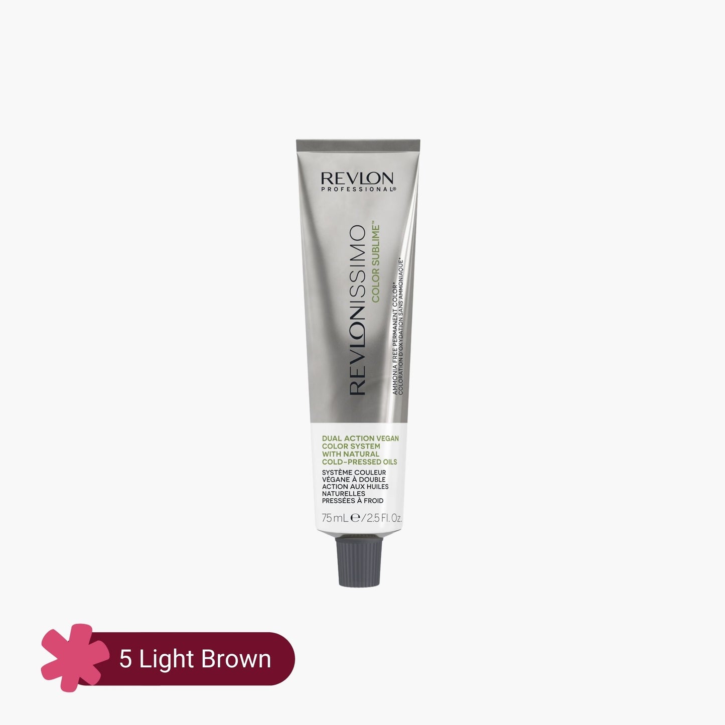 Revlon Professional Revlonissimo Color Sublime Ammonia Free Hair Color 5 Light Brown 75ml
