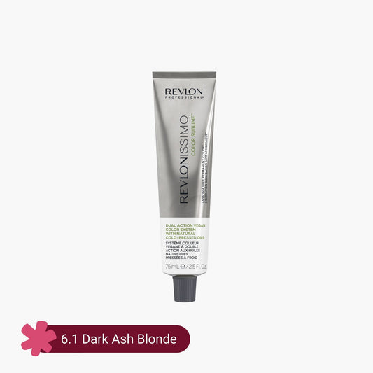 Revlon Professional Revlonissimo Color Sublime Ammonia Free Hair Color 6.1 Dark Ash Blonde 75ml