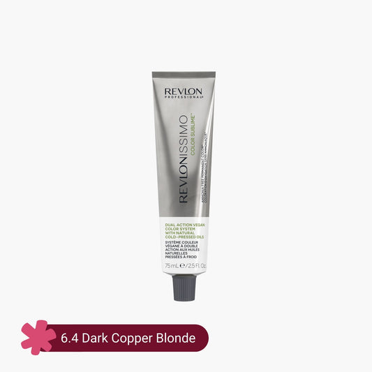 Revlon Professional Revlonissimo Color Sublime Ammonia Free Hair Color 6.4 Dark Copper Blonde 75ml