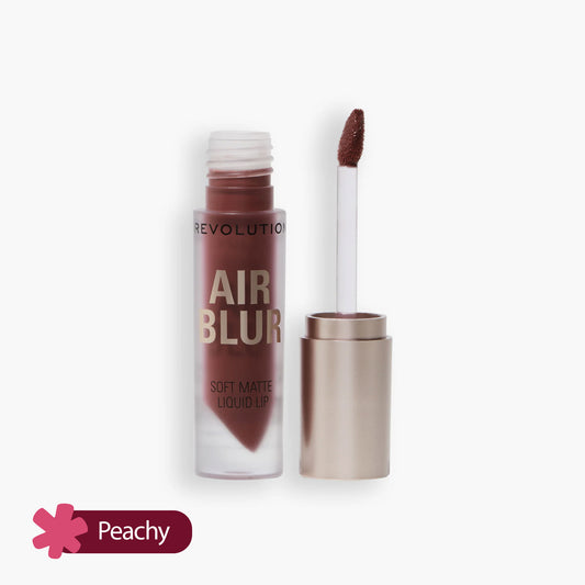 Revolution Air Blur Soft Matte Liquid Lipstick Peachy 3.25ml