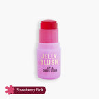 Revolution Jelly Blush Stick Lip & Cheek Stain Strawberry Pink 5.5gm