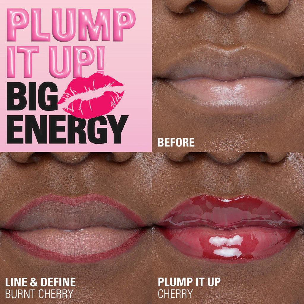 Revolution Pout Bomb Plumping Lip Liner Burnt Cherry Red 0.2gm