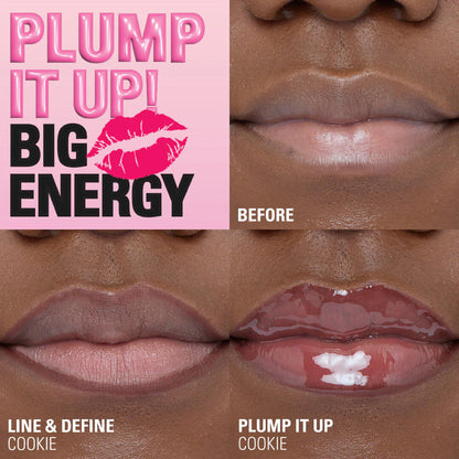 Revolution Pout Bomb Plumping Lip Liner Cookie Warm Brown 0.2gm