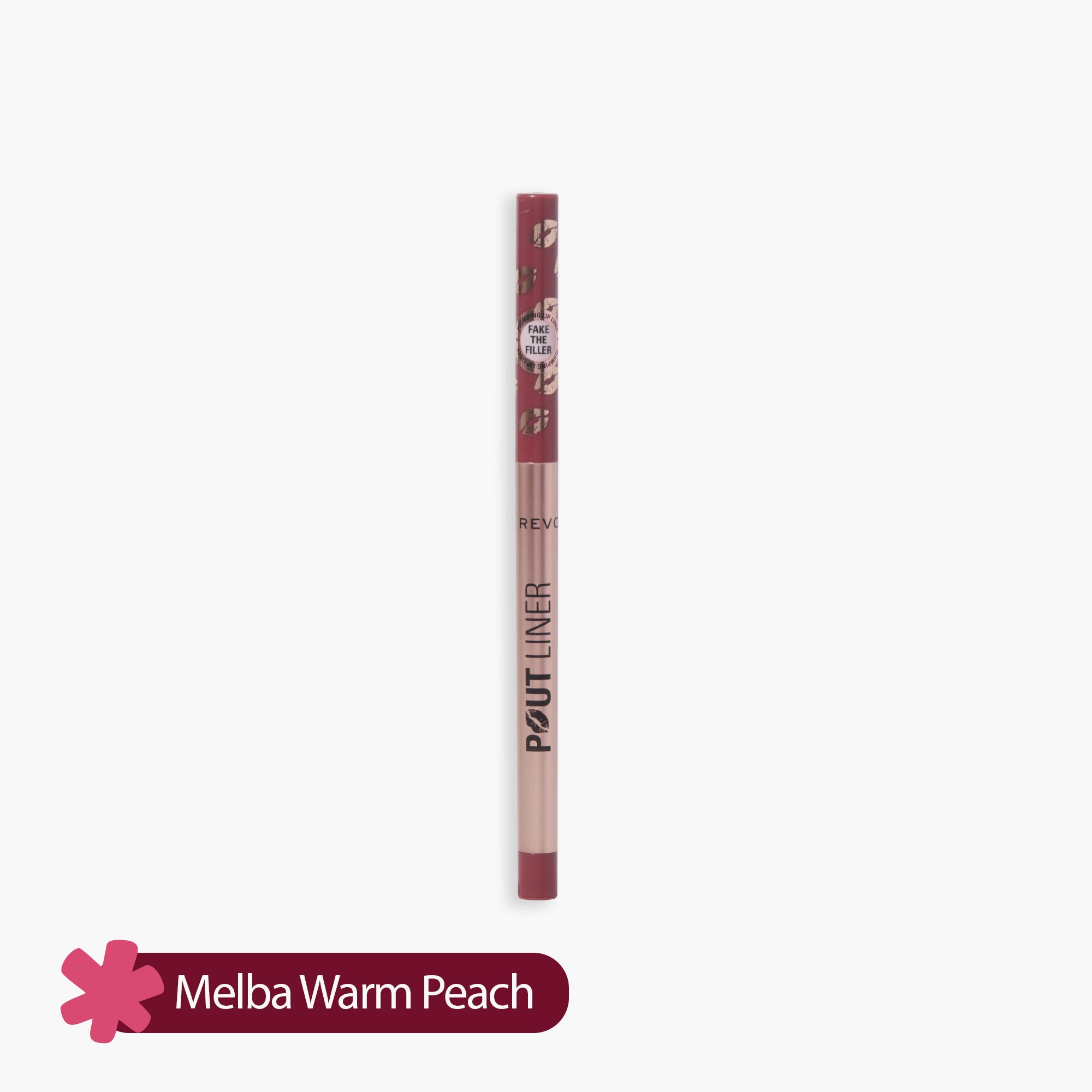 Revolution Pout Bomb Plumping Lip Liner Melba Warm Peach 0.2gm
