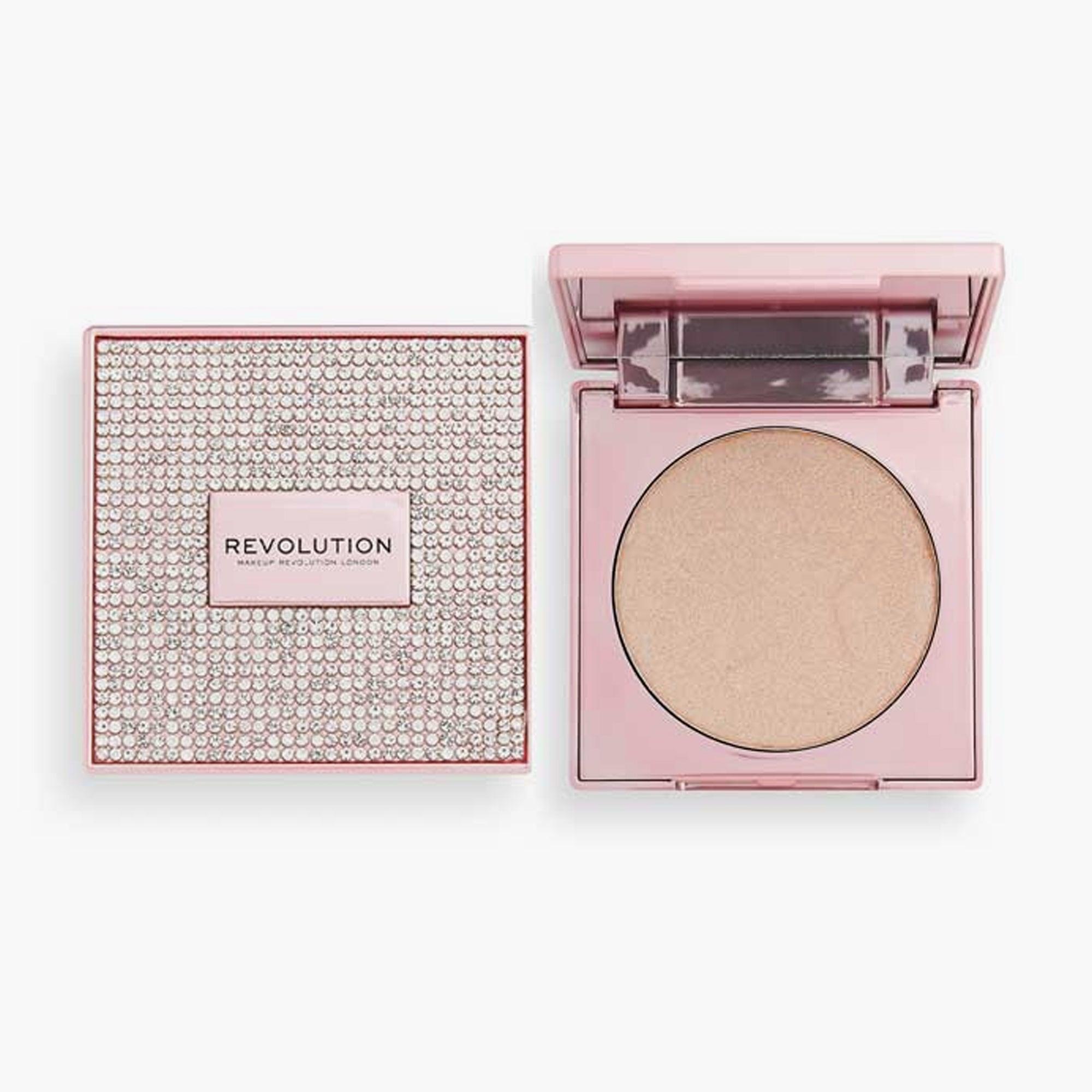 revolution precious glamour illuminator million dollars 8gm swatch