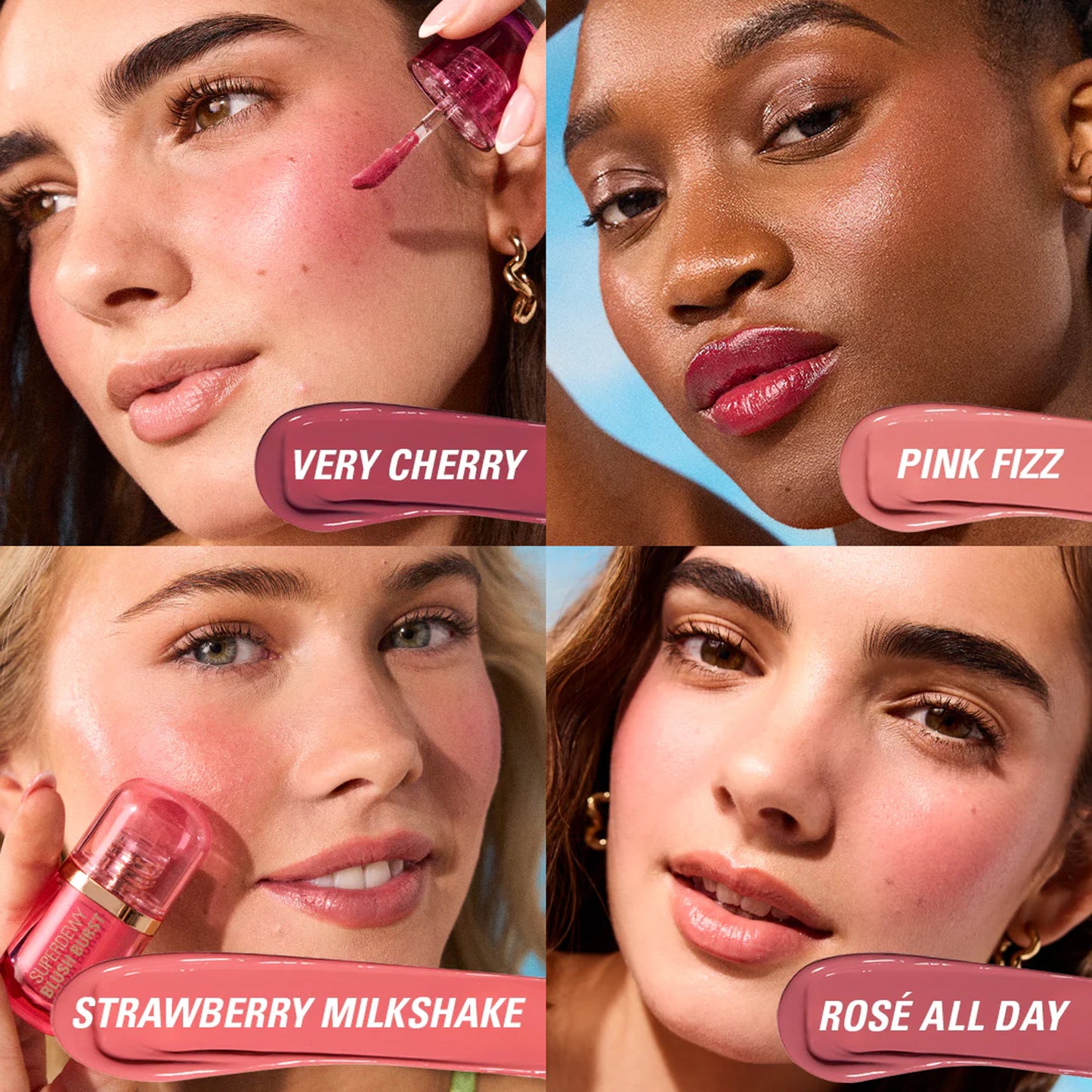Revolution Superdewy Liquid Blush Burst Berry Very Cherry 4.2ml