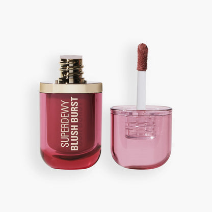 Revolution Superdewy Liquid Blush Burst Strawberry Milkshake Cool Pink 4.2ml