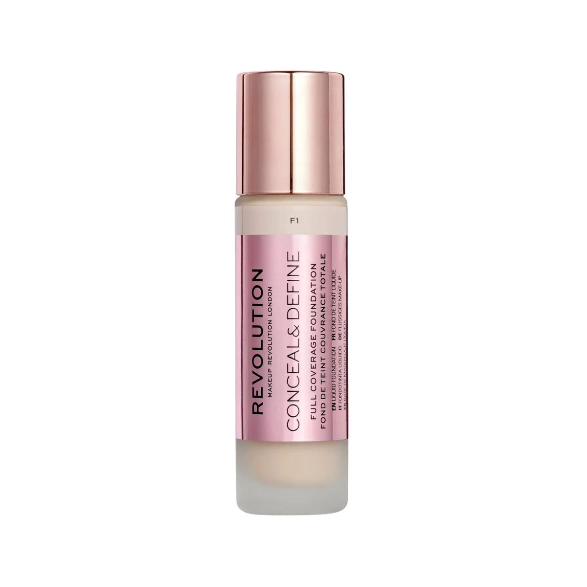 Revolution Conceal & Define Full Coverage Liquid Foundation 23ml