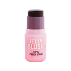Revolution Jelly Blush Stick Lip & Cheek Stain Peach Orange 5.5gm