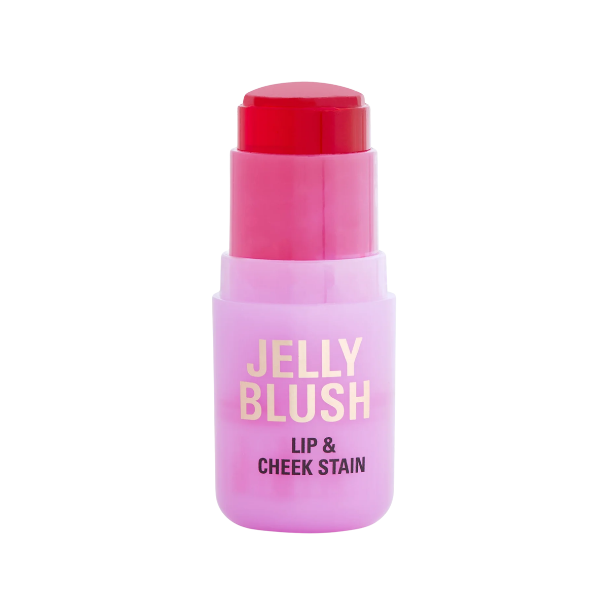 Revolution Jelly Blush Stick Lip & Cheek Stain Strawberry Pink 5.5gm