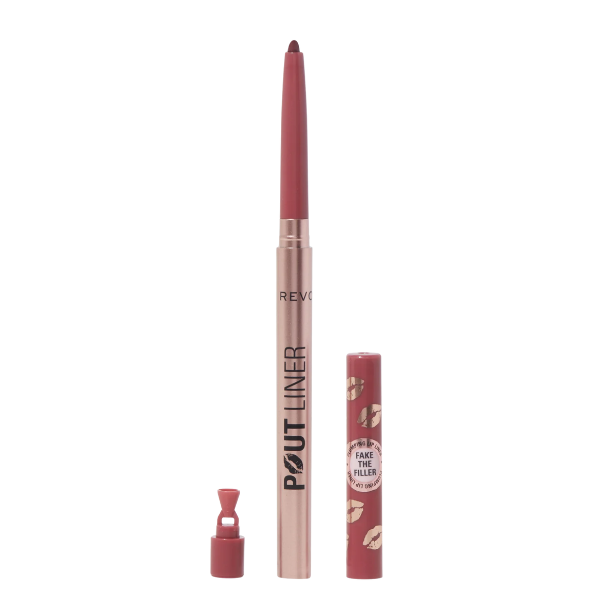 Revolution Pout Bomb Plumping Lip Liner Burnt Cherry Red 0.2gm