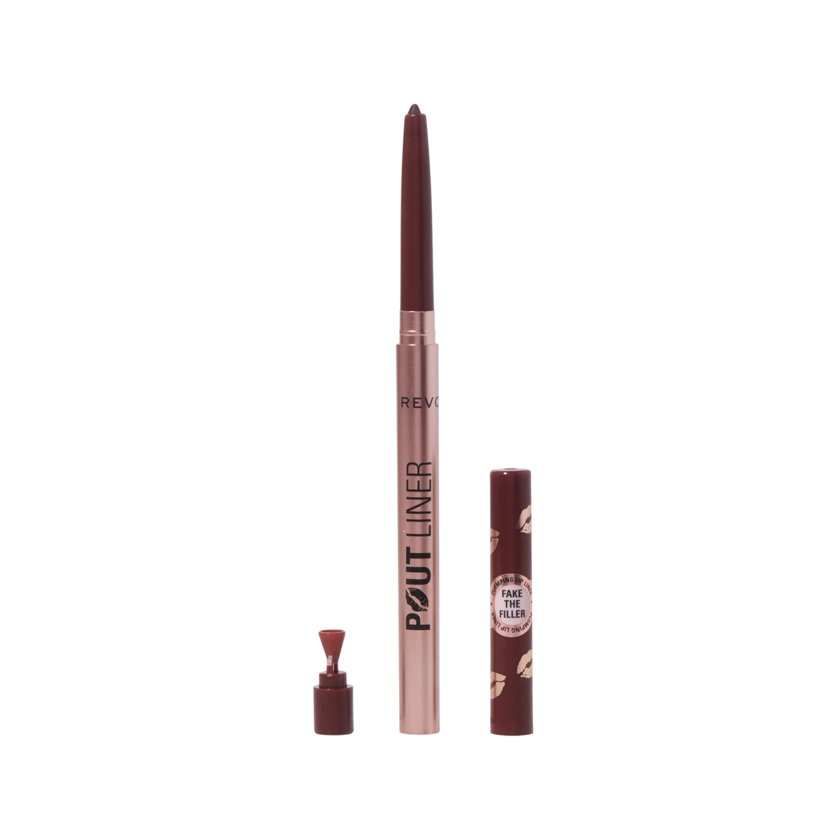 Revolution Pout Bomb Plumping Lip Liner Cookie Warm Brown 0.2gm