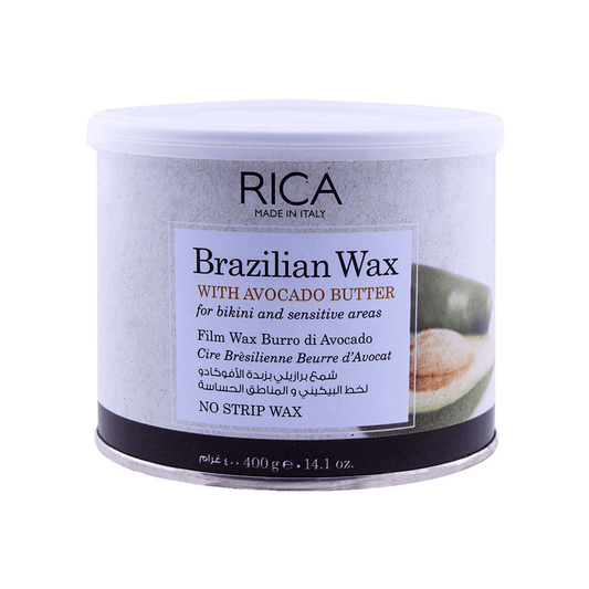 Rica Brazilian Wax With Avocado Butter For Sensitive Skin 400ml - TheSkinFit