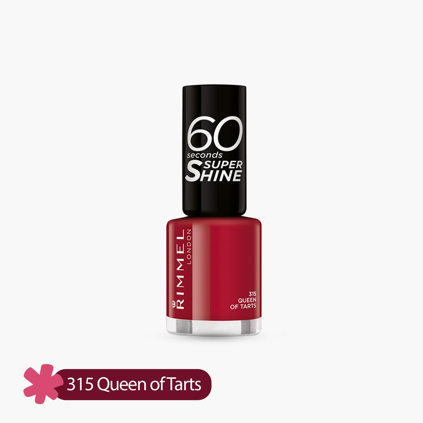 Rimmel 60 Seconds Super Shine Nail Polish 315 Queen of Tarts 8ml