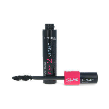Rimmel Day 2 Night Mascara With A 2 In 1 Magic Cap 1 Piece