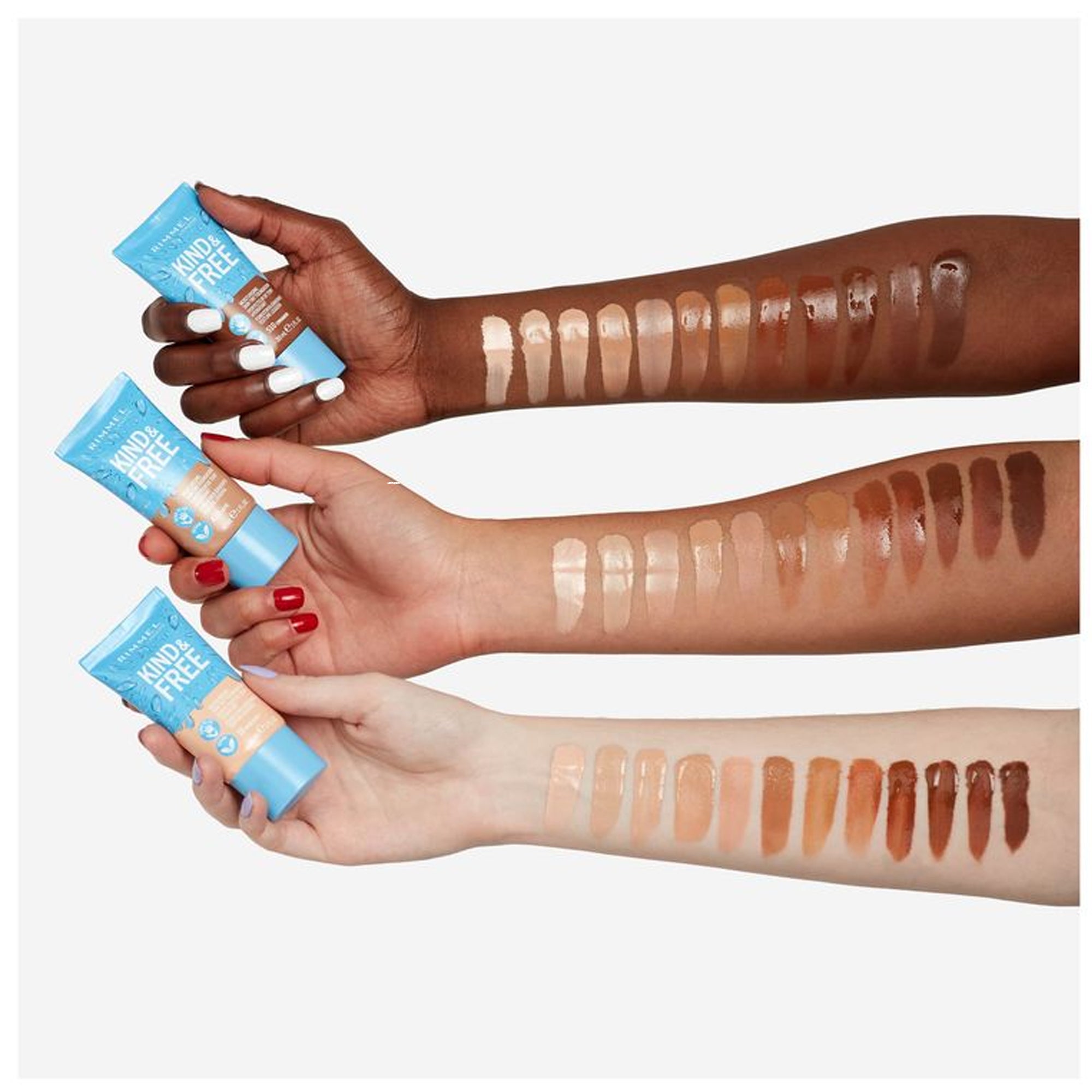 Rimmel Kind & Free Moisturising Skin Tint Foundation 410 Latte 30ml