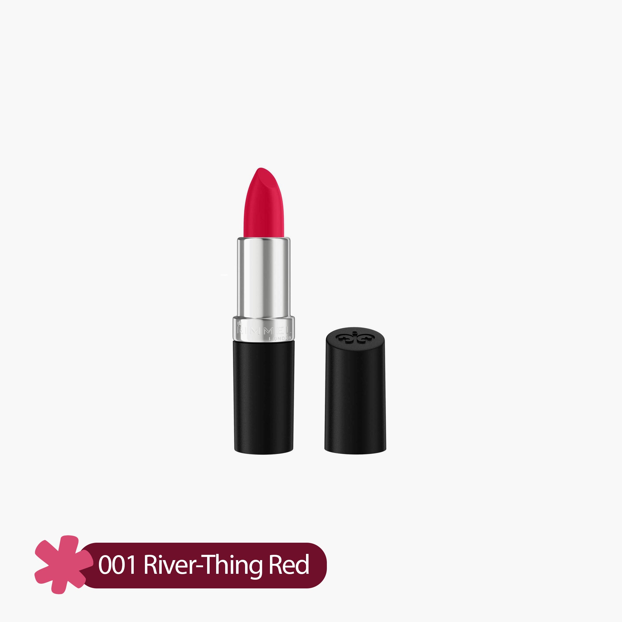 Rimmel Lasting Finish Satin Lipstick 001 River-Thing Red 1 Piece