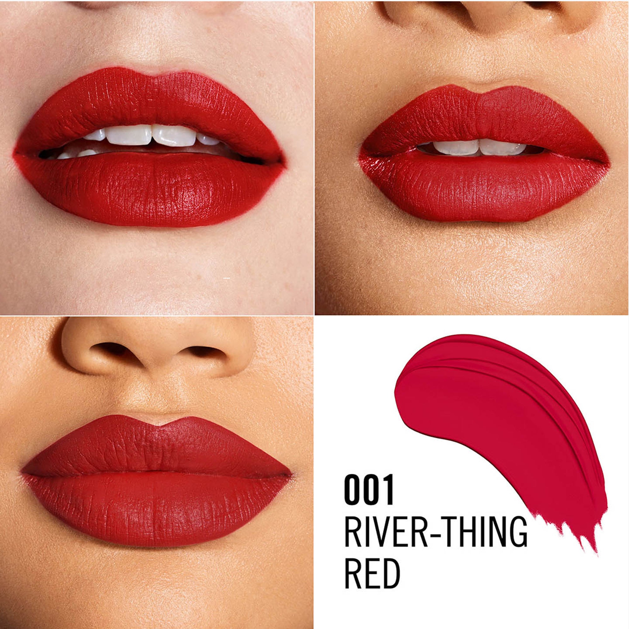 Rimmel Lasting Finish Satin Lipstick 001 River-Thing Red 1 Piece