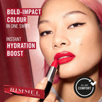 Rimmel Lasting Finish Satin Lipstick 001 River-Thing Red 1 Piece