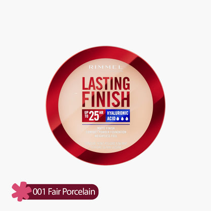 Rimmel Lasting Finish Upto 25HR Matte Finish Compact Powder Foundation 001 Fair Porcelain 7gm