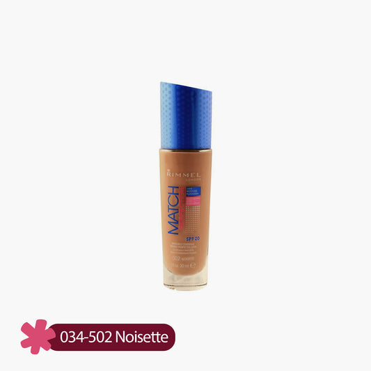 Rimmel Match Perfection Foundation SPF 20 034-502 Noisette 30ml