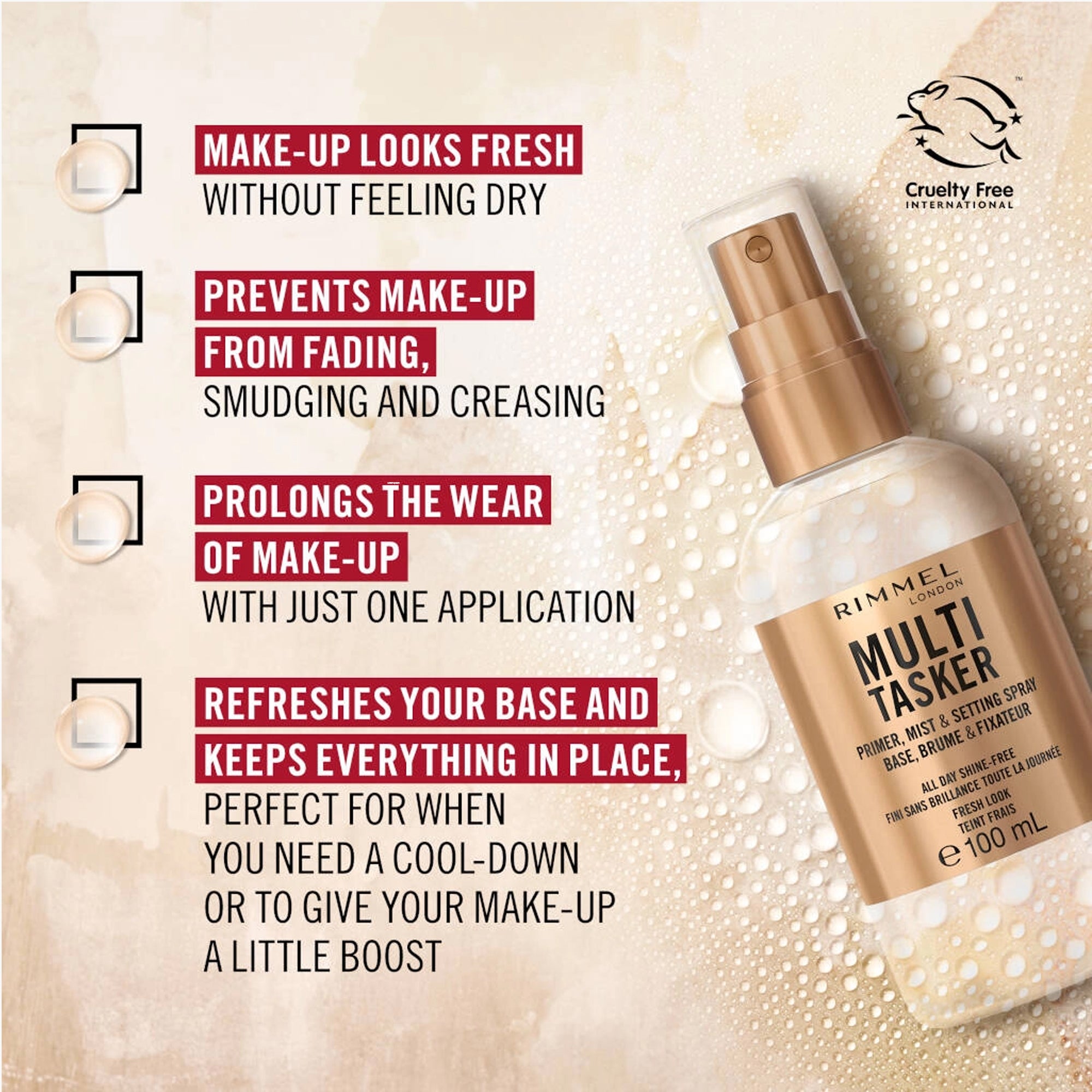 Rimmel Multi Tasker Primer Mist & Setting Spray 100ml