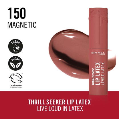 Rimmel Thrill Seeker Lip Latex Liquid Lipstick 150 Magnetic 1 Piece