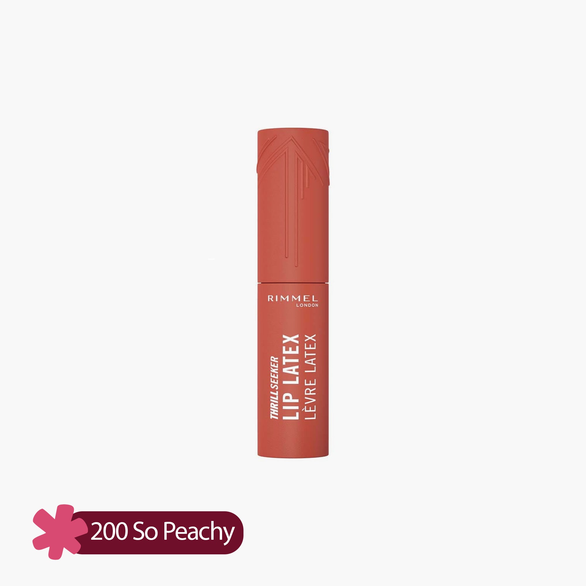 Rimmel Thrill Seeker Lip Latex Liquid Lipstick 200 So Peachy