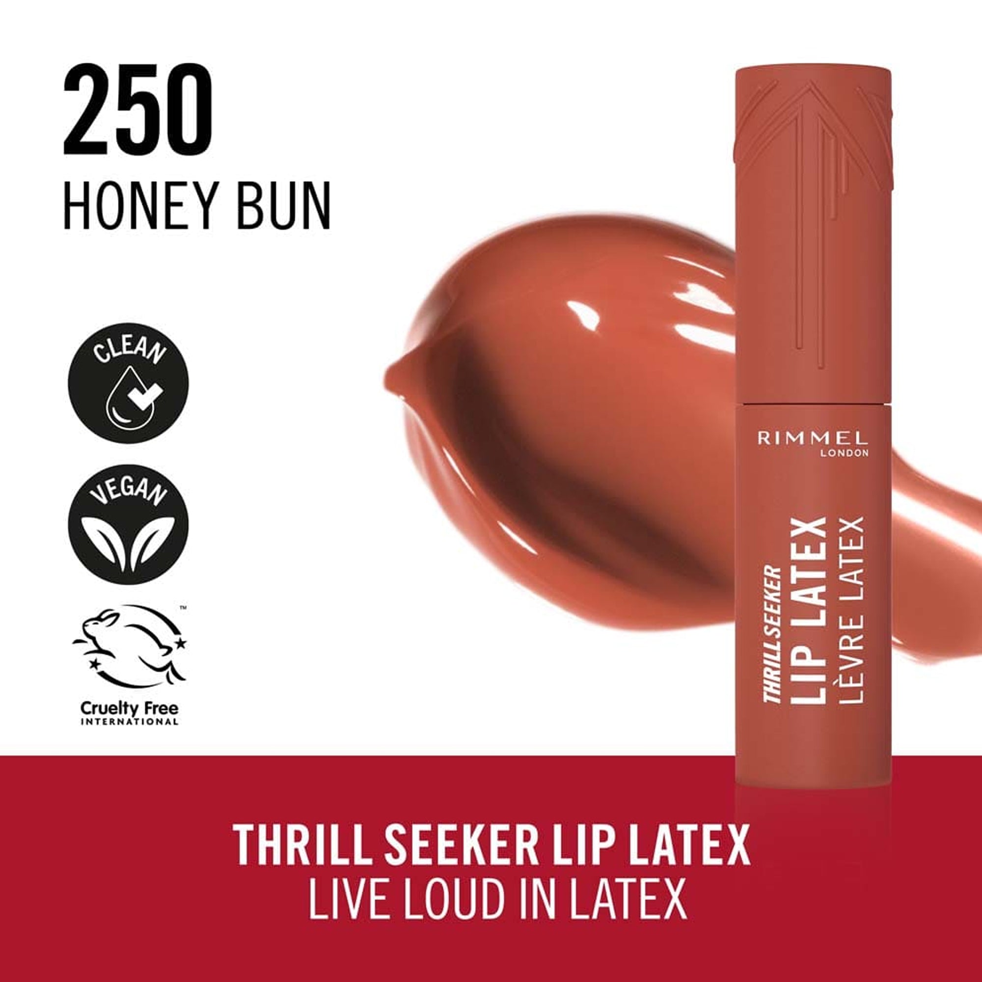 Rimmel Thrill Seeker Lip Latex Liquid Lipstick 250 Honey Bun price in Pakistan