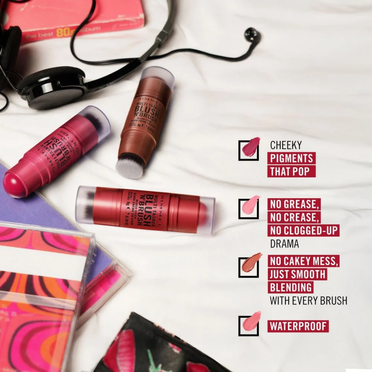 Rimmel Multi Tasker Blush'N'Brush Stick 8gm