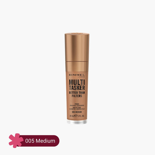 Rimmel Multi Tasker Better Than Filters Primer Highlighter+Glow Booster 005 Medium 30ml