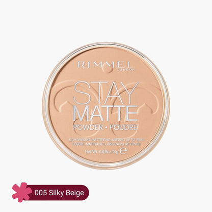 Rimmel Stay Matte Pressed Powder 005 Silky Beige 14gm