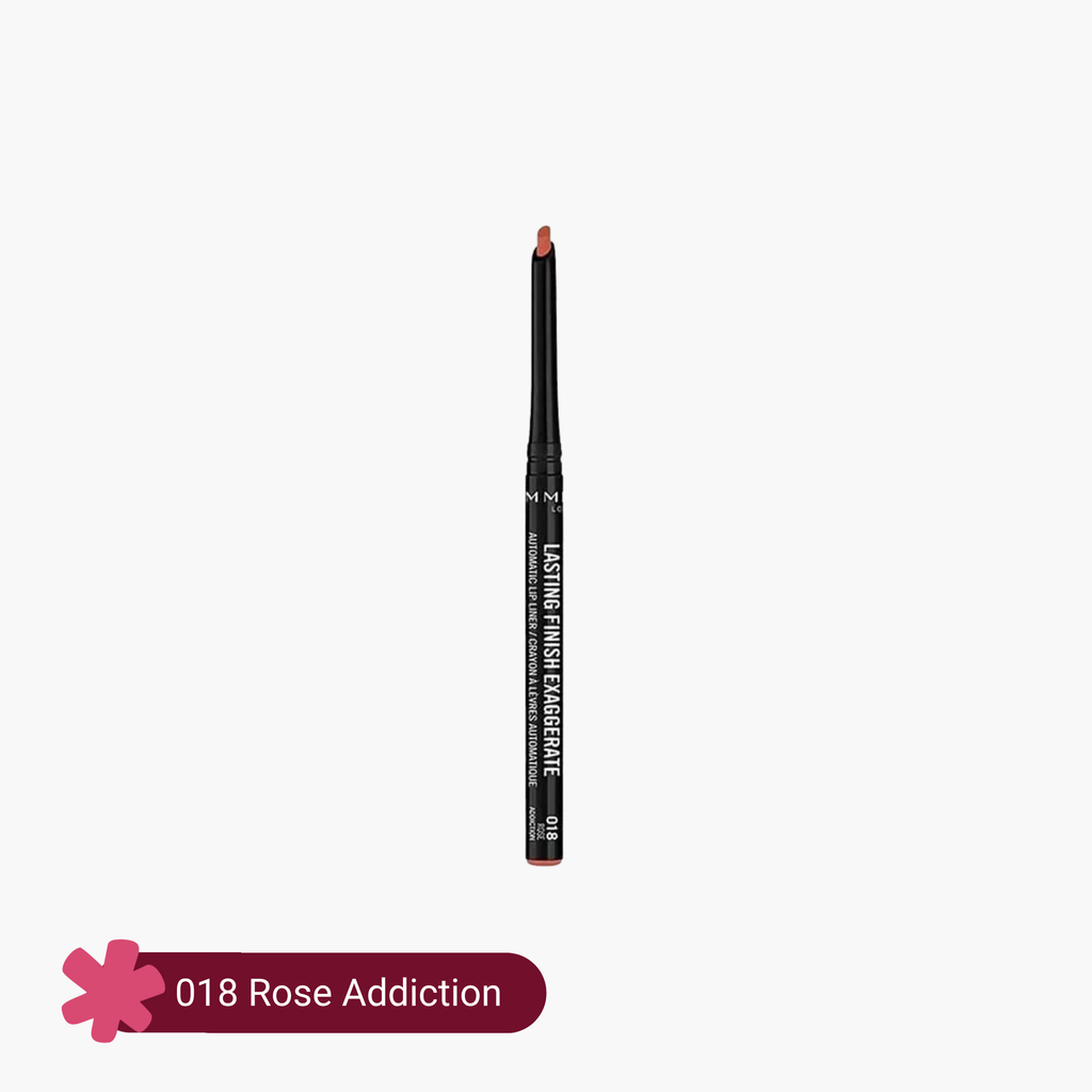 Rimmel Lasting Finish Exaggerate Automatic Lip Liner 018 Rose Addiction 0.35gm