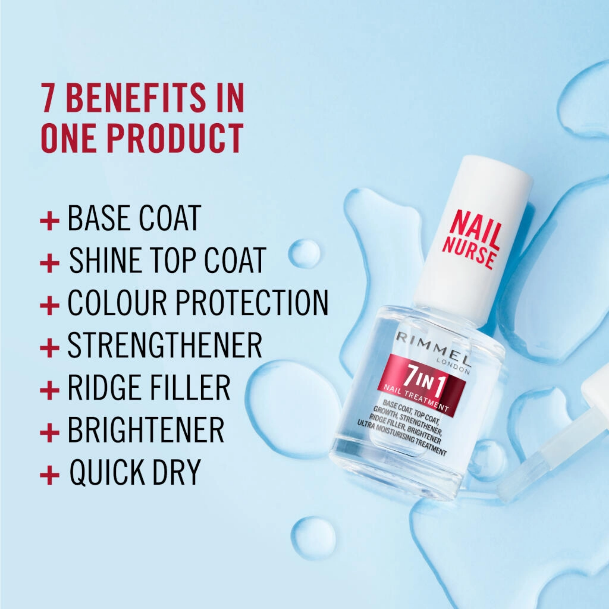 Rimmel Nail Nurse 7 in 1 Nail Treatment 12ml