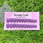 Beauty Nails Square Press On-Nails 24 Pieces in Pakistan