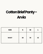 Sajiero Brief Panty Arvia Black