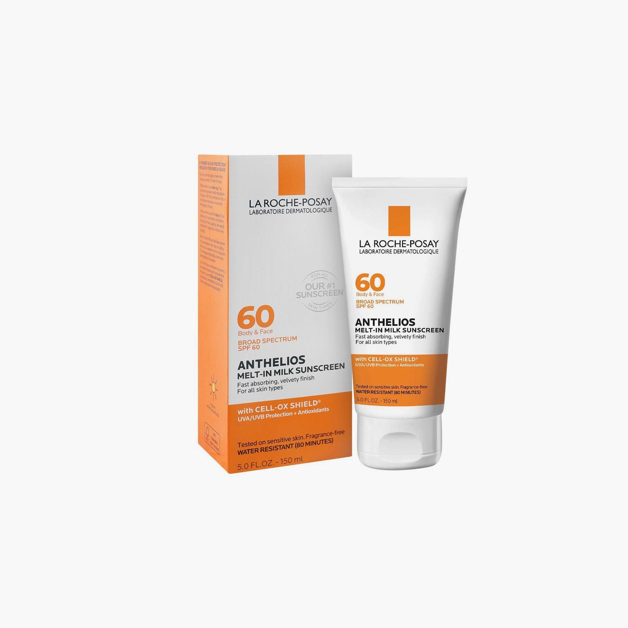 La Roche-Posay Anthelios Melt-In Milk Sunscreen For Body & Face SPF 60 150ml - TheSkinFit