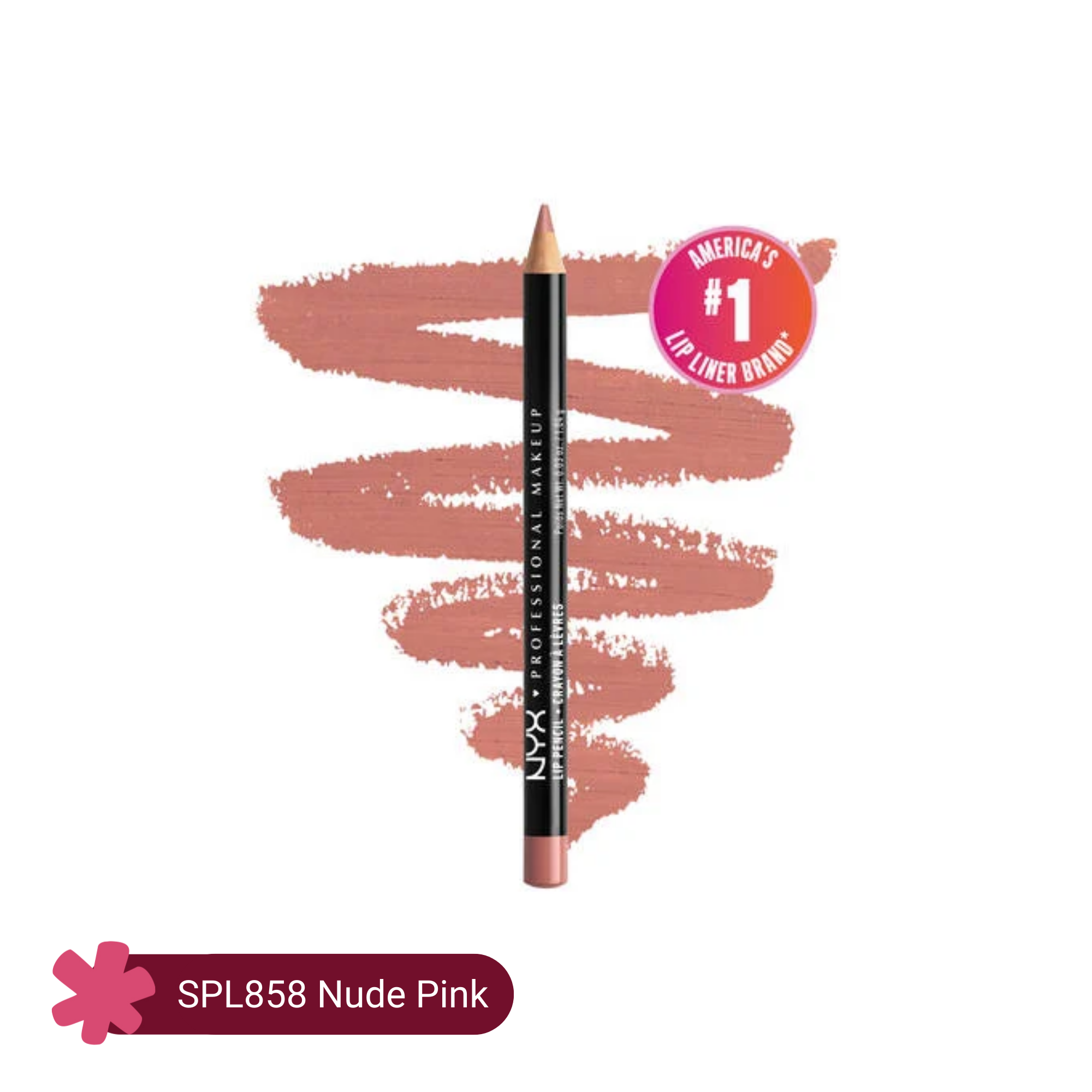 NYX Lip Pencil SPL858 Nude Pink 1.04gm
